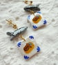 Mediterranean Sardine Tin Earrings - Unique piece - Image 2