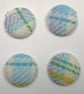 Handwoven Wool Fabric Buttons - Image 5