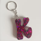 Sparkly Keyrings - Pick your Initial