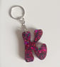 Sparkly Keyrings - Pick your Initial
