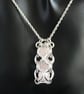 Rose Quartz Captured Chainmaille Pendant - Image 2