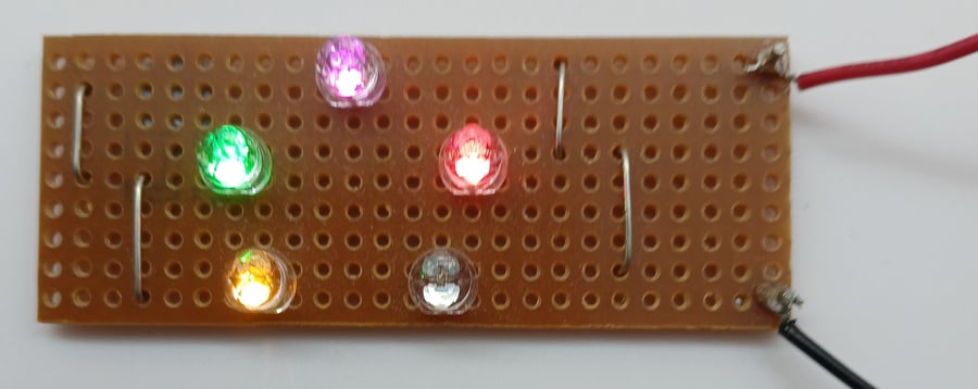 Kit 10: Sparkling Pentagon L.E.D. Display