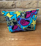 Fish Shells And Stars Print Quilted Fabric Washbag
