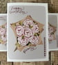 November Birth Flower Card, Peony, Birthday Card, Floral Greeting Cards, Botanic - Image 2