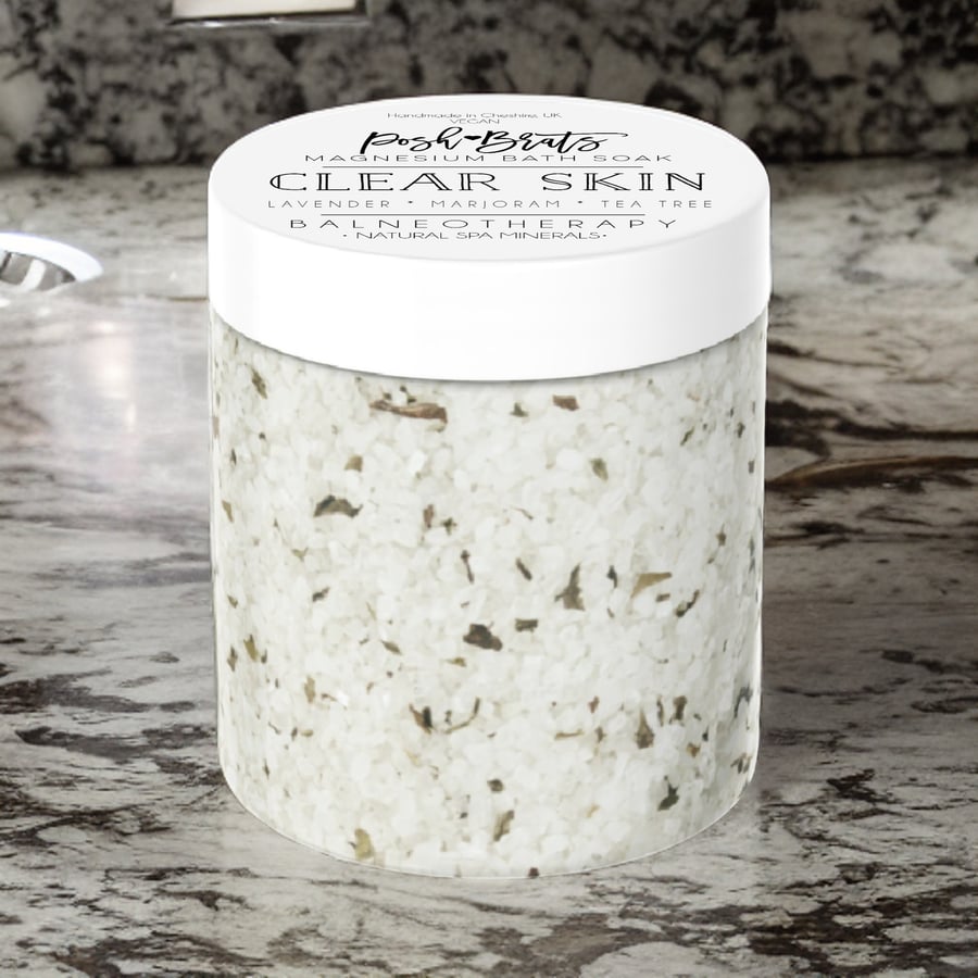 Say Goodbye to Breakouts: Try Our Anti-Acne Magnesium Bath Salt Soak