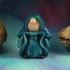 Little-Known-Gnome Master of Stealth OOAK Sculpt by Ann Galvin