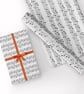 Gift Wrap Music Sheet Notes & Matching Gift Tag-Wrapping Paper-LG39