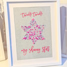 Twinkle Twinkle -A4 framed resin bead picture 