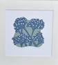 Wild Parsnip - Original Handmade Lino Print - Image 2