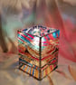 Beach Sunset Stained Glass Lamp - Image 1