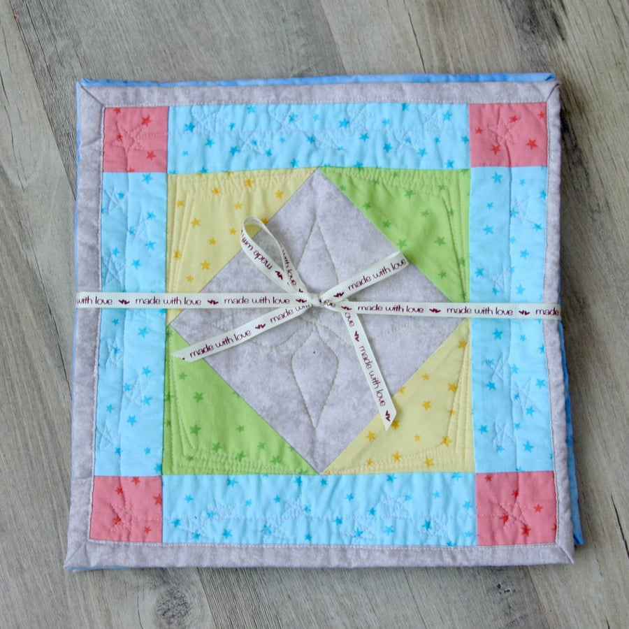 Square in a Square Patchwork Placemats (set of four)
