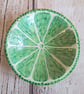 Lime half, mini trinket dish,  Fruit themed lemon ring dish  - Image 4