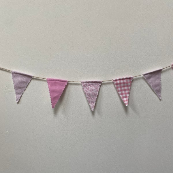 Pink Mini Bunting (713)