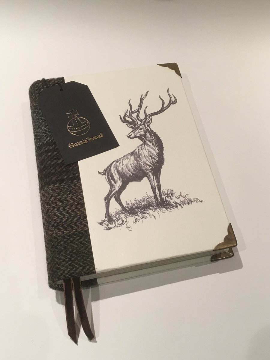Harris Tweed Stag Journal
