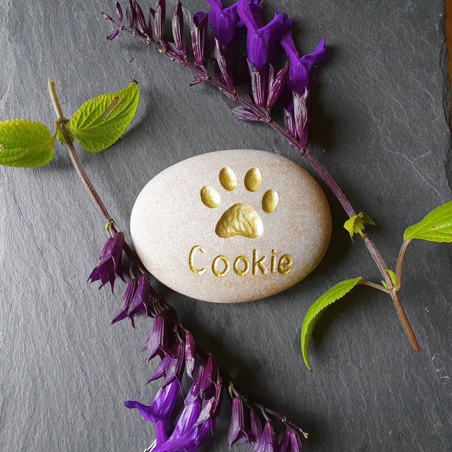 Pet Memorial Gift, Pet Memorial Stone for Dogs, Memorial Stone for Cats