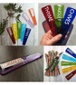 Handmade Fused Glass Vegetable Herb Garden Plant Name Label Marker Plant Stake - Image 1