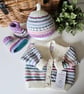 Designer Pure Merino Wool Baby Cardigan Gift Set Size 3-6 months 