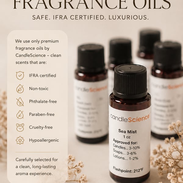 Luxury Candle Fragrances - Premium IFRA Certified Scents by SoulFlame