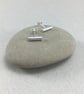 Sterling Silver Stud Earrings, Handmade Silver Bar Earrings - Image 2