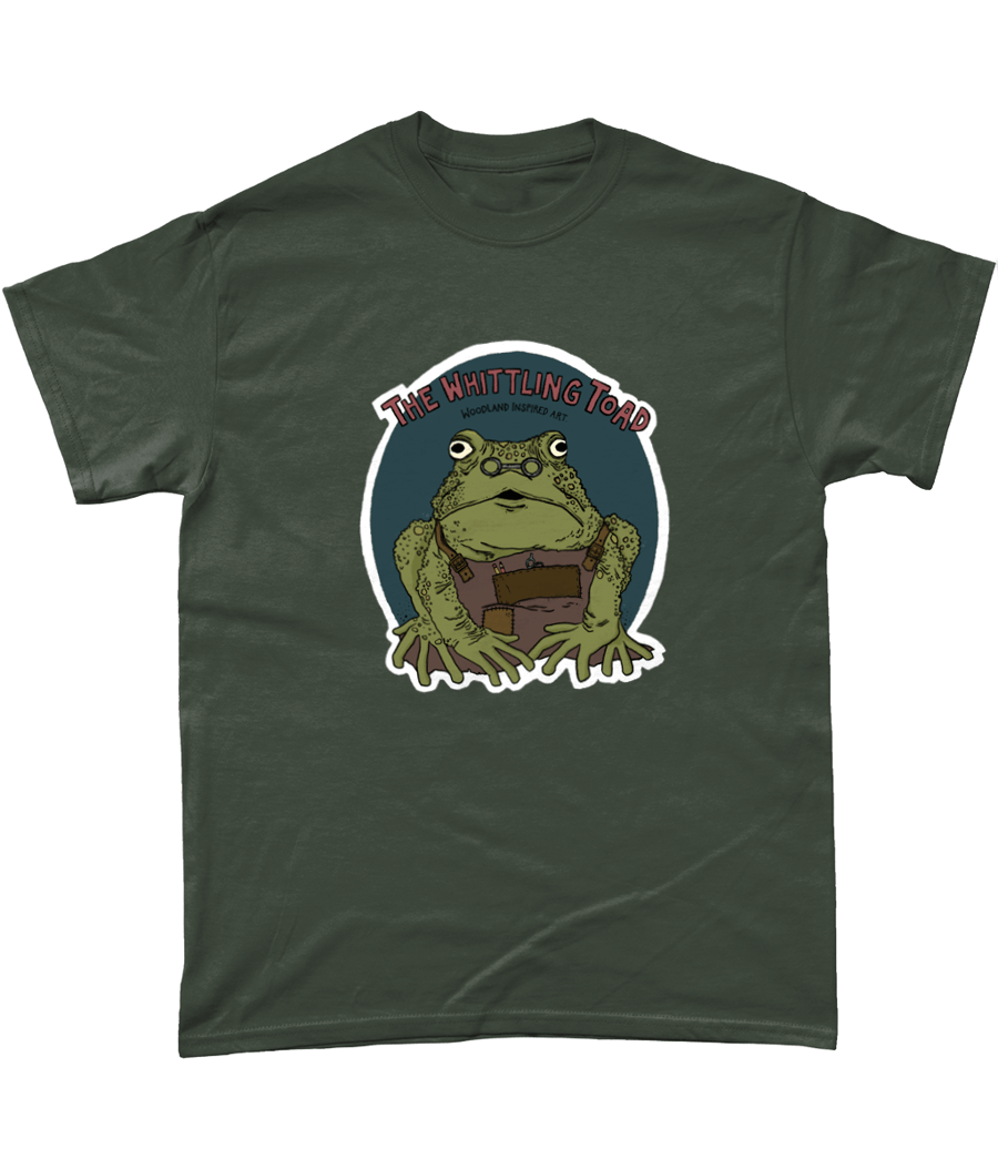The Whittling Toad T-shirt (MOSS GREEN)
