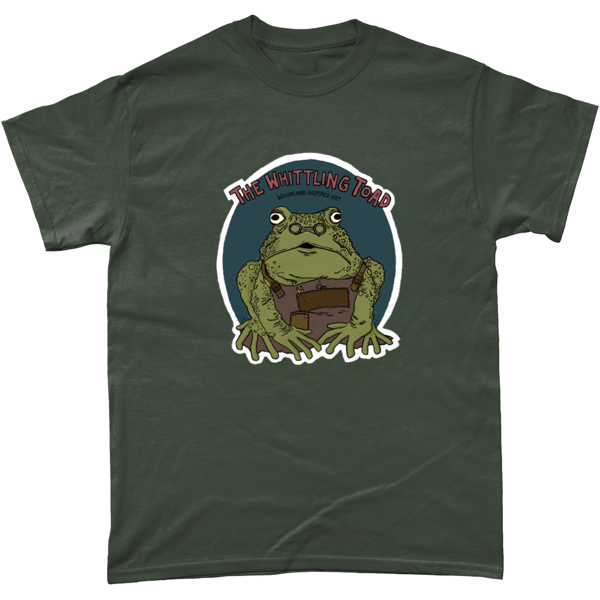 The Whittling Toad T-shirt (MILITARY GREEN)