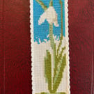 Snowdrop Counted Cross Stitch Bookmark Kit