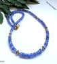 Designer AAA Genuine Tanzanite Gold Vermeil Necklace  - Image 8