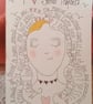 Small Prophets inspired original drawing measures 15cm by 21cm 