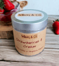 Strawberries & Cream Scented Candle 230g