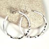 Sterling Silver Hoop Earrings - Twisted