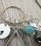 Safe Travels Keyring, Compass, Travel Gifts, Travel Protection, Travelling Charm - Image 3