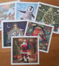 New for 2026 Advent Calendar Style Christmas Card - Santa - Image 3