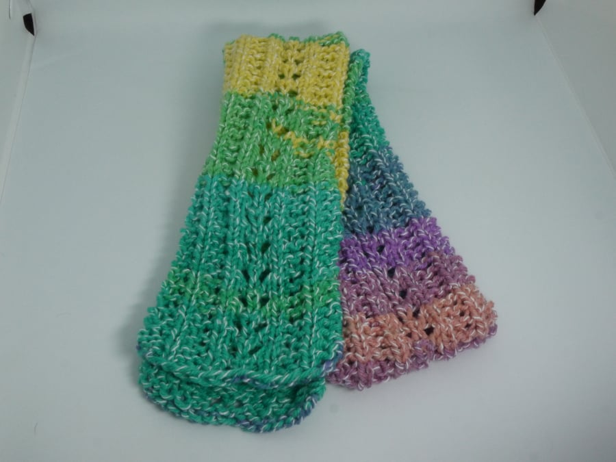 Loom knitted Acrylic Cotton Mix Summer Daydream Summer Scarf