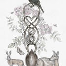 Love Spoon Art Print