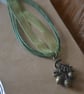 Acorn necklace on green chord - Image 6