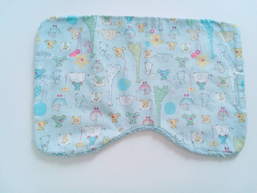 Burp cloth, animals, baby burp cloth, baby accessories, nursery, new baby