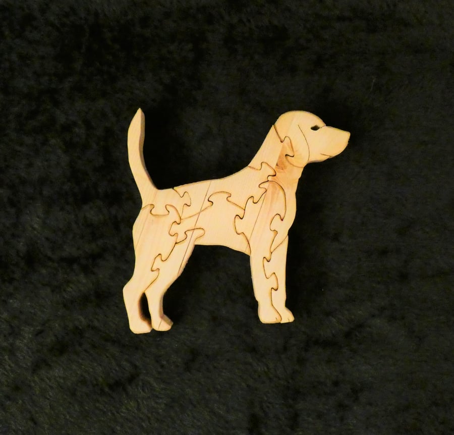 Eco Friendly Wooden Labrador Jigsaw Puzzle