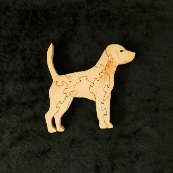 Eco Friendly Wooden Labrador Jigsaw Puzzle