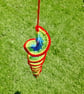 Rainbow Wind Spinner, Garden & Window Twisters - Image 2