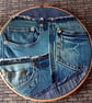 Handmade Denim Pocket Wall Hanging - Large - Image 3