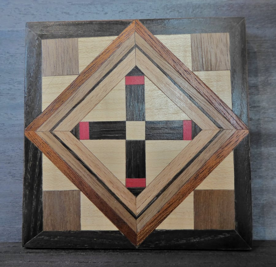 wood veneer coaster