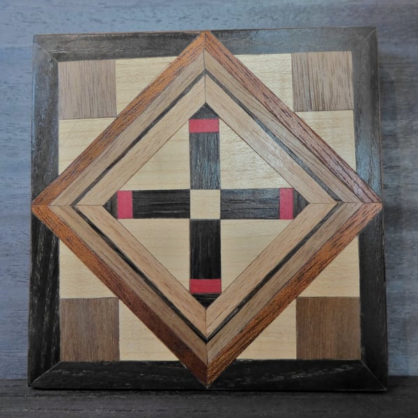 wood veneer coaster