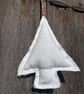 Organic linen Christmas tree decoration - Image 4