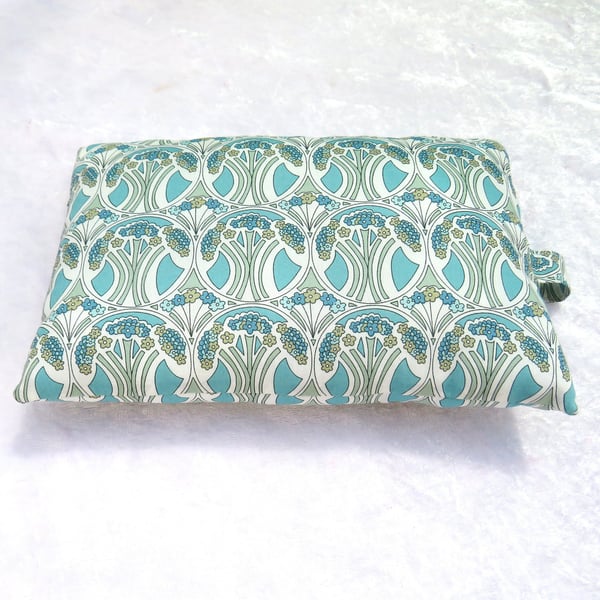 Palm rest, made from Liberty Tana Lawn, Mauverina