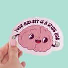 Anxiety Stickers Self Love Mental Health Sticker