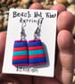 Beach Hut Vibes Summer Earrings  - Image 4