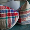 Pair of Fabric Cone-shaped Pot Holders Handmade Kitchen Accessories