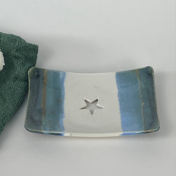 Soap dish with star cut out SECONDS SUNDAY