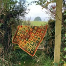 Granny Square Crochet Blanket Pattern (PDF) Forever Autumn blanket