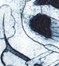 The Bird and the Bee  - Original Collagraph print Hand Printed - Image 2